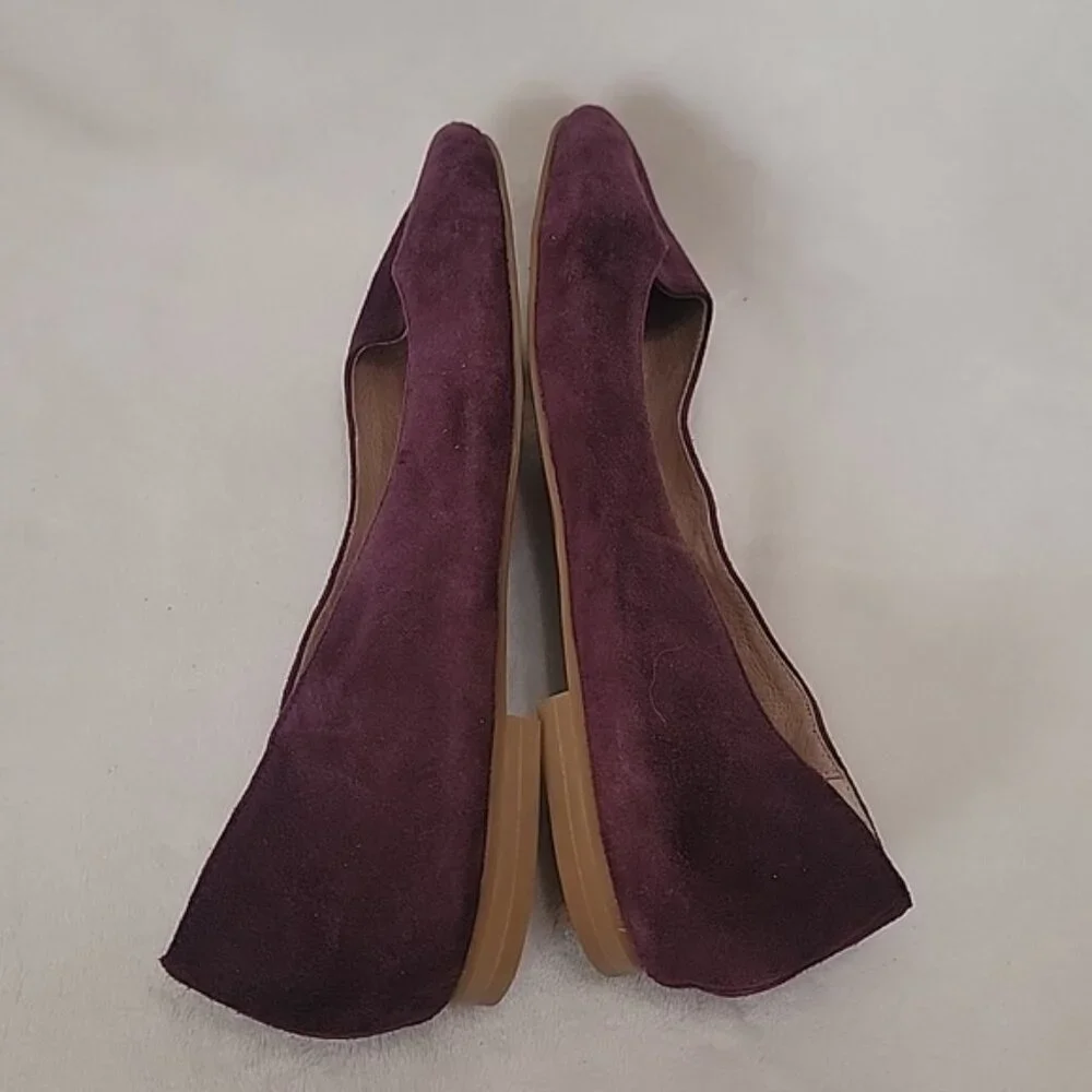 J. Jill Maroon Flats Size 9 - Picture 8 of 9